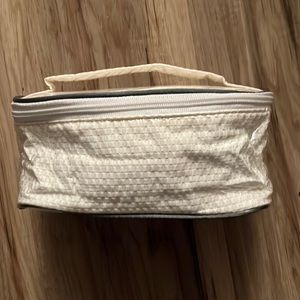 Lancôme Cosmetic Bag 8 x 3.5 x 4 white